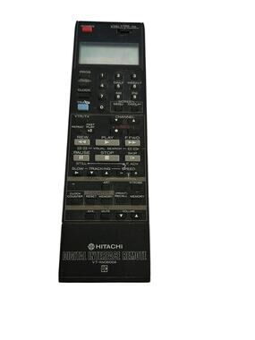 Hitachi Remote Control VT-RM2600A Digital Interface Remote w/Screen Rare HTF